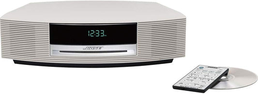 Bose Wave Music System CD/ MP3 Radio Wecker AUX Fernbedienung Weiss
