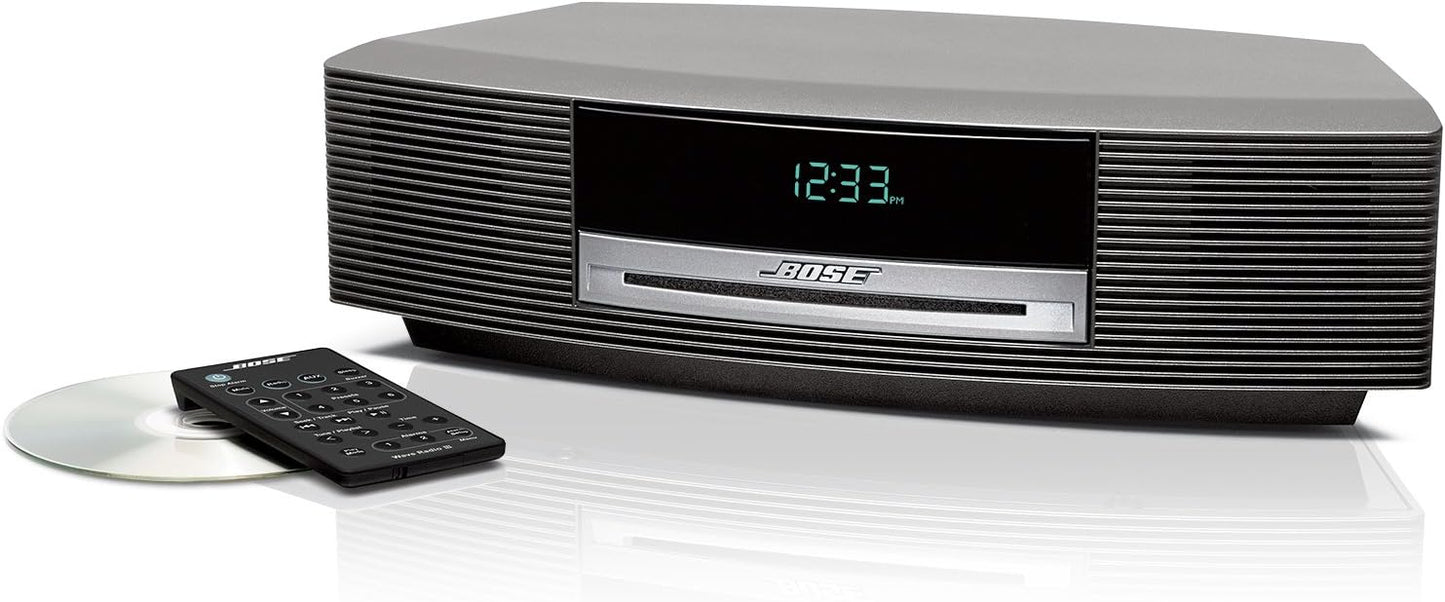 Bose Wave Music System III CD/ MP3 DAB Radio Wecker AUX Fernbedienung Silber