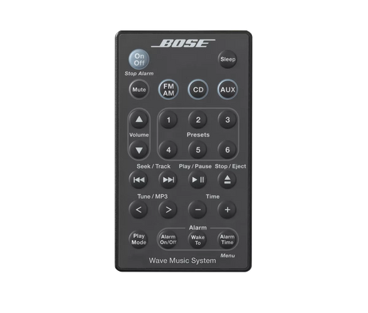 Bose Wave Music System Fernbedienung Schwarz