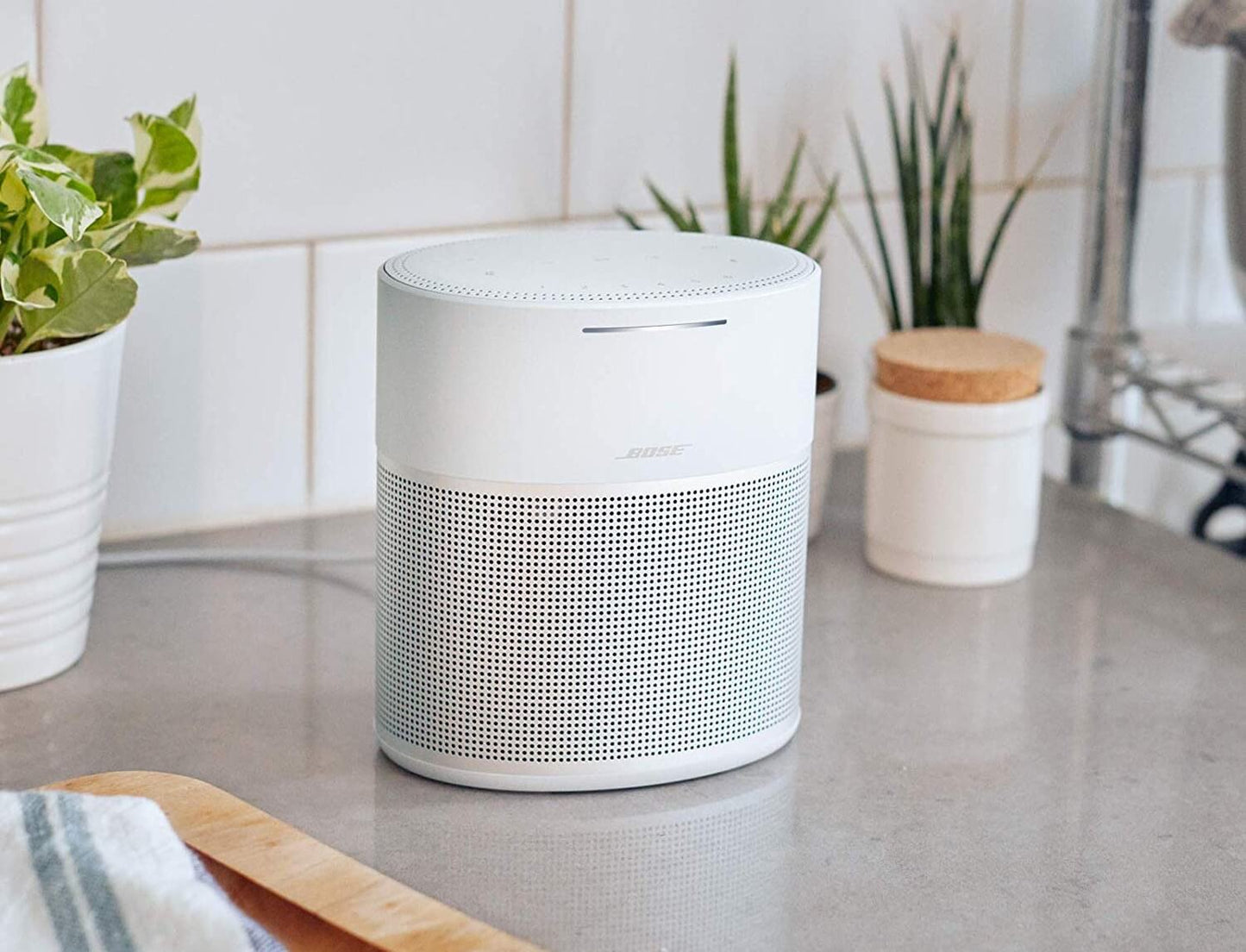 Bose Home Speaker 300 with Amazon Alexa Built-in, Silver