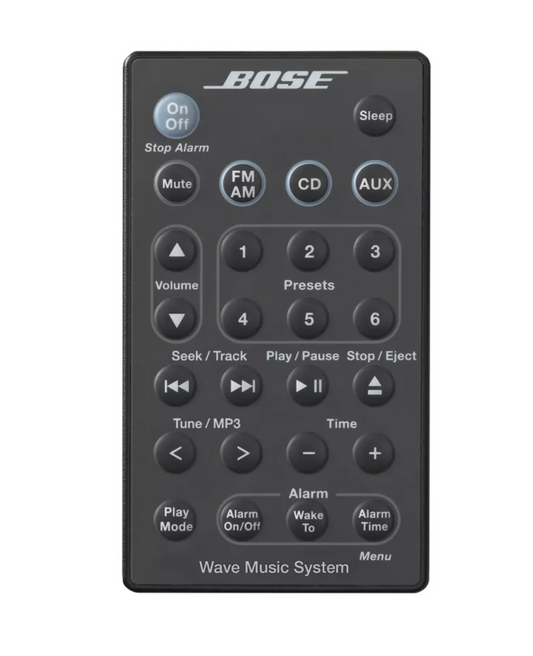 Bose Wave Music System Fernbedienung Schwarz XXL