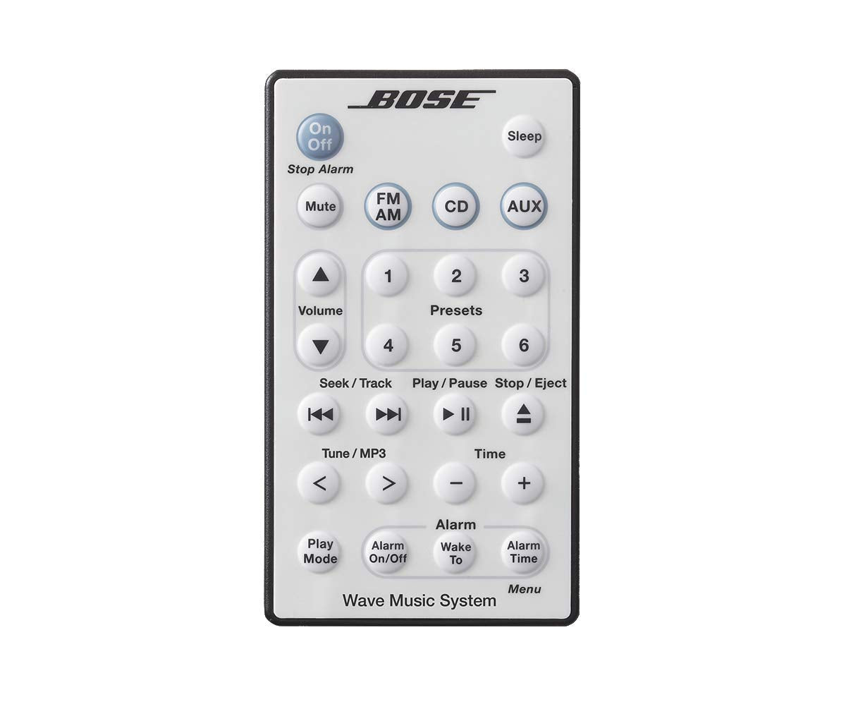 Bose Wave Music System Fernbedienung Weiß