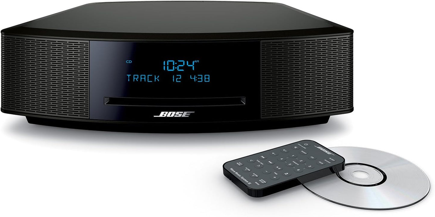 Bose Wave Music System IV CD/ MP3 DAB Radio Wecker AUX Fernbedienung Schwarz