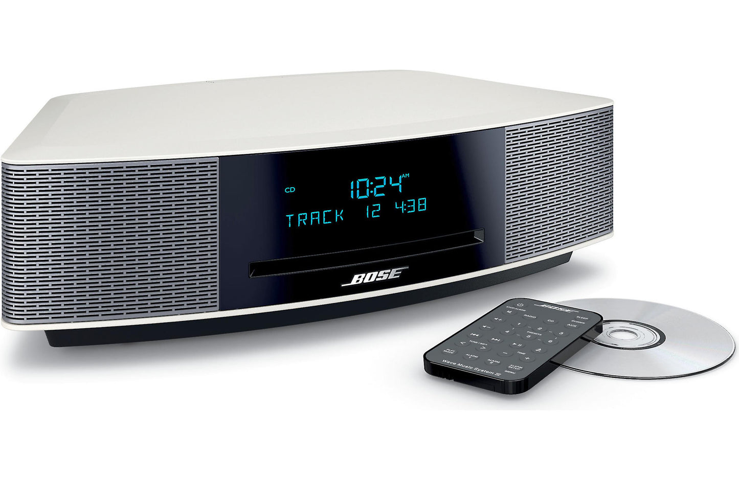 Bose Wave Music System IV CD/ MP3 DAB Radio Wecker AUX Fernbedienung Weiss