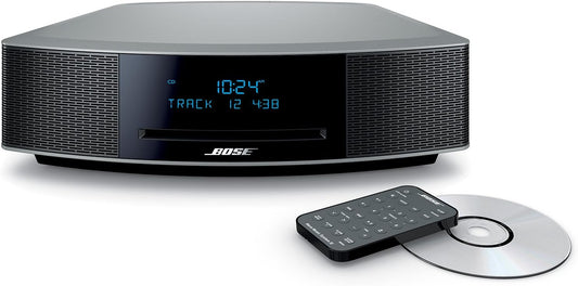 Bose Wave Music System IV CD/ MP3 DAB Radio Wecker AUX Fernbedienung Silber